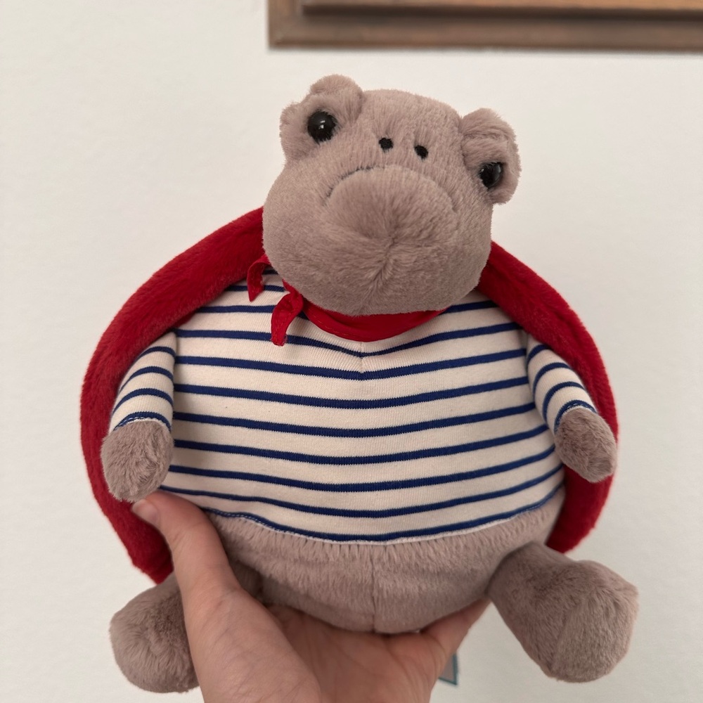 AUTHENTIC Jellycat Timmy Turtle Romantic Outfit - Valentines Day Collection